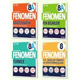 Fenomen Yayınları 8. Sınıf 4'lü Set MatematikA – Fen BilimleriA – TürkçeA – T.C. İnkılap Tarihi ve Atatürkçülük