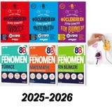 Fenomen Yayınları 8.SINIF ANKARA GÜÇLENDİREN TÜRKÇE + MAT+ FEN SET + FENOMEN 8B TÜRK +MAT + FEN B (ORTA-ÜST SEVİYE)SERİSİ SET FİŞ TUTUCULU