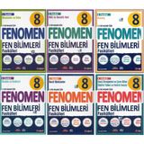 Fenomen Yayınları 8. Sınıf Fen Bilimleri Fasikülleri 6 Kitap LGS Hazırlık İçin 680 Sayfa