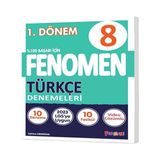 Fenomen Yayınları 8. Sınıf LGS 1. Dönem Türkçe 10'lu Deneme Seti Gülten Erdoğan