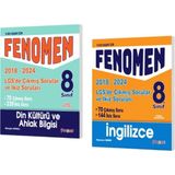 Fenomen Yayınları 8. Sınıf Lgs Din Kültürü + Ingilizce Çıkmış Sorular ve Ikiz Soruları (2018-2024) - Deneme