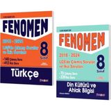 Fenomen Yayınları 8. Sınıf Lgs Türkçe + Din Kültürü Çıkmış Sorular ve Ikiz Soruları (2018-2024) - Deneme