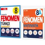 Fenomen Yayınları 8. Sınıf LGS Türkçe Fasikül Seti ve LGS Matematik A Soru Bankası Seti