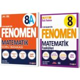 Fenomen Yayınları 8. Sınıf Matematik A Soru Bankası - Matematik 2. Fasikül Üslü İfadeler 2'li Set