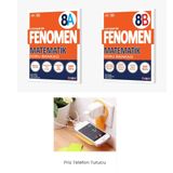 Fenomen Yayınları 8.sınıf Matematik A ve B serisi soru bankası seti (priz telefon tutucu hediye)