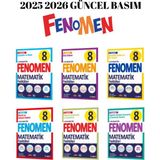 Fenomen Yayınları 8. Sınıf Matematik Fasikülleri 6 Kitap Mesleki Hazırlık İçin 2025 Basım
