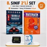 Fenomen Yayınları 8.Sınıf Matematik ve formula paragraf soru bankası seti(kronometre ve sonuç 5li deneme hediye)2026
