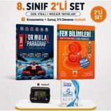 Fenomen Yayınları 8.Sınıf Türkçe ve formula paragraf soru bankası seti(kronometre ve sonuç 5li deneme hediye)2026
