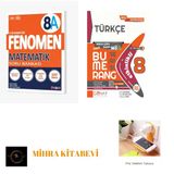 Fenomen Yayınları 8A Matematik Soru Bankası Ve Günay Yayınları Bumerang Serisi 8.Sınıf Türkçe Etkinl