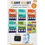 Fenomen Yayınları 8AMatematik,8A Türkçe,8B Matematik,8B Paragraf,Deyimler ve Atasözleri, Yargı Yayınları Görsel Grafik Tablo Okuma (2hediye)