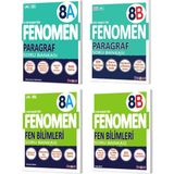 Fenomen Yayınları Fenomen Okul 8. Sınıf LGS Paragraf + Fen Bilimleri A + B Soru Bankası Seti 4 Kitap