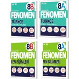 Fenomen Yayınları Fenomen Okul 8. Sınıf LGS Türkçe + Fen Bilimleri A + B Soru Bankası Seti 4 Kitap