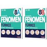 Fenomen Yayınları Fenomen Yayıncılık 8. Sınıf Türkçe A Soru Bankası - B Soru Bankası 2'li Set