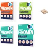 Fenomen Yayınları LGS 8. Sınıf A Serisi Matematik Soru Bankası - Fen Bilimleri Soru Bankası - Türkçe Soru Bankası 4'lü Soru Bankası + Telefon Tutucu