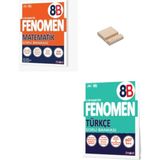 Fenomen Yayınları LGS 8. Sınıf B Serisi Matematik Soru Bankası - Türkçe Soru Bankası + Telefon Tutucu