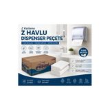 Fensi Dispenser Z Katlama Kağıt Havlu 200'Lü 12 Paket Profesyonel