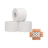 Fensi Içten Çekmeli Mini Tuvalet Kağıdı Çift Katlı 4 Kg. 12 Rulo x 2 Koli - Beyaz