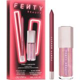 Fenty Beauty Lined + Luminized Duo - Trace'd Out Dudak Kalemi ve Gloss Bomb 1.24 G + 9 ml - beyaz