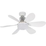 Feny FN-F82, Zefira Crystal, Beyaz, 3 Kademeli Hız, 30W, 52CM Pervane Çapı, 3 Renk Işık, Ultra - Çok Renkli