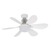 FENY FN-F82, ZEFİRA Crystal, BEYAZ, 3 Kademeli Hız, 30W, 52cm Pervane Çapı, 3 Renk Işık, Ultra Sessi