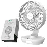 Feny Oscilla+ FN-F88 8" 3000 mAh Şarjlı Masaüstü Fan | 180° Salınım, 3 Kademe Hız Ayarı, Uzaktan Kumandalı, Taşınabilir Şarjlı, Sessiz Çalışma