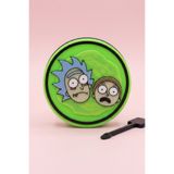 Feny Studio Rick and Morty Tasarımlı Portallı Grinder - Neon Yeşil Bitki ve Baharat Öğütücü (Spatula Hediyeli)