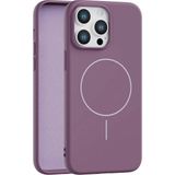 Fenza iPhone 12 Pro Uyumlu Içi Kadife Magsafe Wireless Şarz Özellikli Gül Kurusu Renkli Telefon Kılıfı