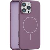 Fenza iPhone 16 Pro Max Uyumlu Içi Kadife Magsafe Wireless Şarz Özellikli Gül Kurusu Renkli Telefon Kılıfı