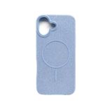 Fenza iPhone 17 Uyumlu MagSafe Kılıf Simli Parlak Tasarım Manyetik Kablosuz Şarj Uyumlu Kamera Korumalı Telefon Kılıf-(Mavi)