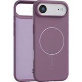 Fenza iPhone Air Uyumlu Içi Kadife Magsafe Wireless Şarz Özellikli Gül Kurusu Renkli Telefon Kılıfı - iPhone 17 Air