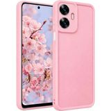 Fenza Realme C55 Uyumlu Pembe Renkli Mat Silikon Telefon Kılıfı