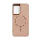 Fenza Samsung Galaxy S21 Ultra Uyumlu MagSafe Sararmaya Dayanıklı Güçlü Manyetik Kamera Korumalı İnce ve Sert Telefon Kılıfı - (Gold)