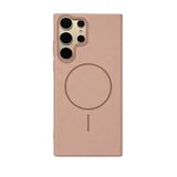 Fenza Samsung Galaxy S23 Ultra Uyumlu MagSafe Sararmaya Dayanıklı Güçlü Manyetik Kamera Korumalı İnce ve Sert Telefon Kılıfı - (Gold)