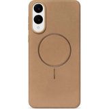 Fenza Samsung Galaxy S25 Edge Uyumlu Içi Kadife Magsafe Wireless Şarj Özellikli Gold Renkli Telefon Kılıf
