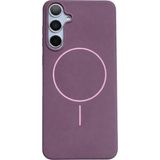 Fenza Samsung Galaxy S25 Plus Uyumlu Içi Kadife Magsafe Wireless Şarz Özellikli Gül Kurusu Renkli Telefon