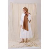 FENZA SCARF KİREMİT RENGİ BAMBU ŞAL
