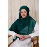 FENZA SCARF KOYU YEŞİL RENGİ BAMBU ŞAL