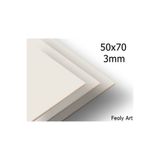 Feoly Art 3 mm 50x70 MDF Plaka (2 ADET) - Hobi, Maket, Ahşap El Sanatları İçin Uygun (2`li Paket)