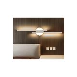 Fer Avize Asya Modern Tasarım Beyaz Renk Gün Işığı Ledli Banyo - Mutfak - Salon Led Aplik