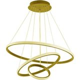 Fer Avize Axes Modern Tasarım Yatak Odası - Salon - Mutfak Eskitme Renk Beyaz Led 3 Lü Avize