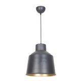Fer Avize Bonita Modern Tasarım Siyah Içi Gold Renk Metal Cafe - Mutfak Tekli Avize