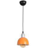 Fer Avize Bükreş Modern Tasarım Cafe Mutfak Hol Salon Turuncu Renk Metal Tekli Avize