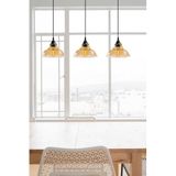 Fer Avize Dilberay Lüks Modern Sıralı Balcam Yemek Masası Üstü -salon 3 Lü Avize