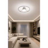 Fer Avize Dümen Tekli Modern Led Avize Beyaz Işık Enerji Tasarruflu Hol Oturma Odası Çocuk Odası Cafe