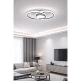Fer Avize Elsa Modern Tasarım Enerji Tasarruflu LED Avize Beyaz Işık Salon Çocuk Odası Mutfak Yatak Odası Hol - Gri