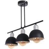 Fer Avize Elton Modern Tasarım Yatak Odası - Salon - Mutfak - Cafe Siyah Renk 3 Lü Avize