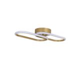 Fer Avize Feraye Modern Tasarım Eskitme Renk Beyaz Ledli Cafe - Mutfak - Salon 2 Li Led Avize