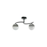 Fer Avize Fuji Modern Dekoratif Siyah Renk Salon - Mutfak - Yatak Odası 2 li Led Avize