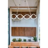 Fer Avize Liana Modern Tasarım Beyaz Renk Beyaz Ledli Cafe - Mutfak - Salon 2 Li Led Avize