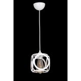 Fer Avize Lotus Modern Tasarım Siyah Renk - Cafe - Salon - Yatak Odası - Çocuk Odası Tel Tekli Avize - Beyaz - 1